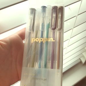 (6) poppin gel pens